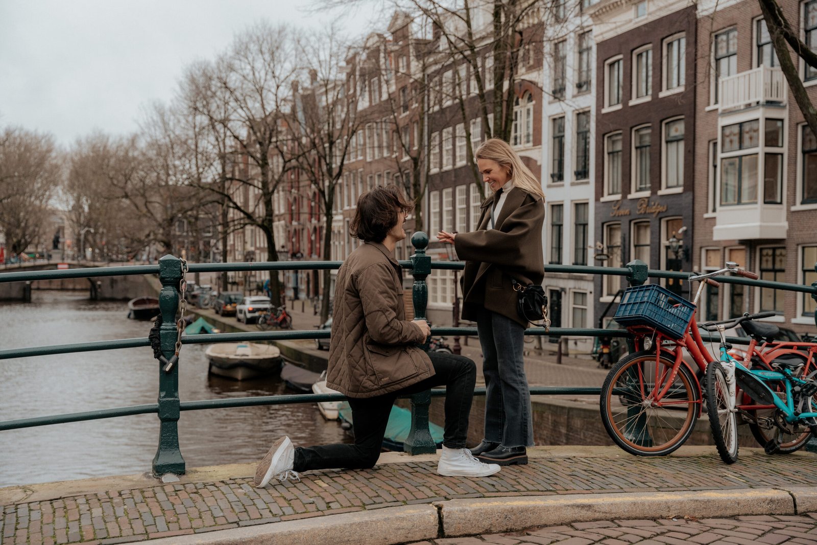 Secret proposal in Amsterdam