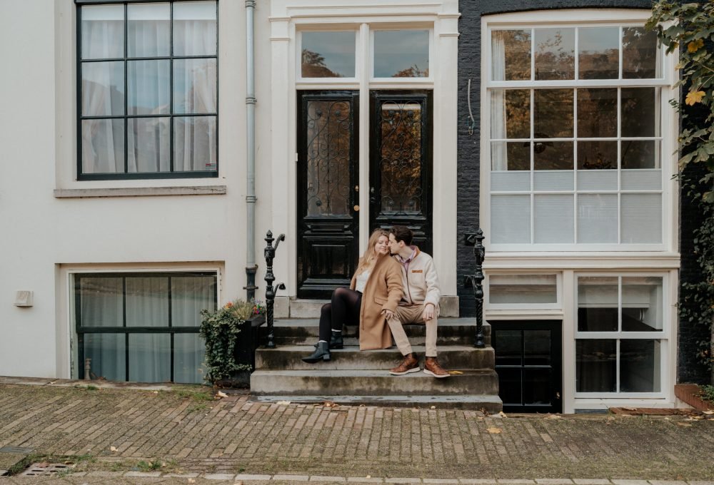 Couple Engagement Photo Session in Amsterdam